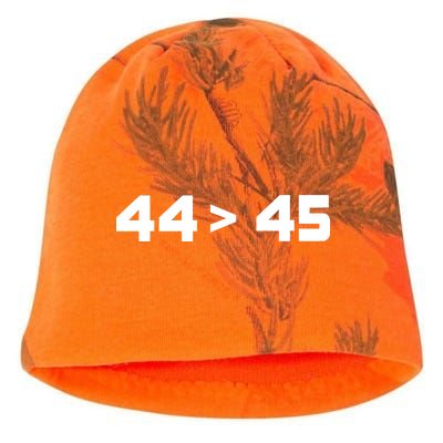 44 > 45 The 44th President is Greater Than 45th Kati - Camo Knit Beanie