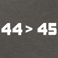 44 > 45 The 44th President is Greater Than 45th Cotton Canvas Backpack