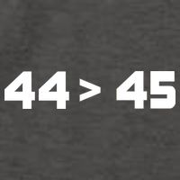 44 > 45 The 44th President is Greater Than 45th Vector Backpack