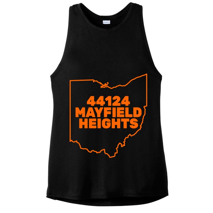 44124 Mayfield Heights Cleveland Ohio Ladies PosiCharge Tri-Blend Wicking Tank