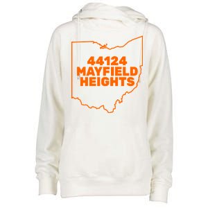 44124 Mayfield Heights Cleveland Ohio Womens Funnel Neck Pullover Hood