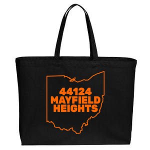 44124 Mayfield Heights Cleveland Ohio Cotton Canvas Jumbo Tote