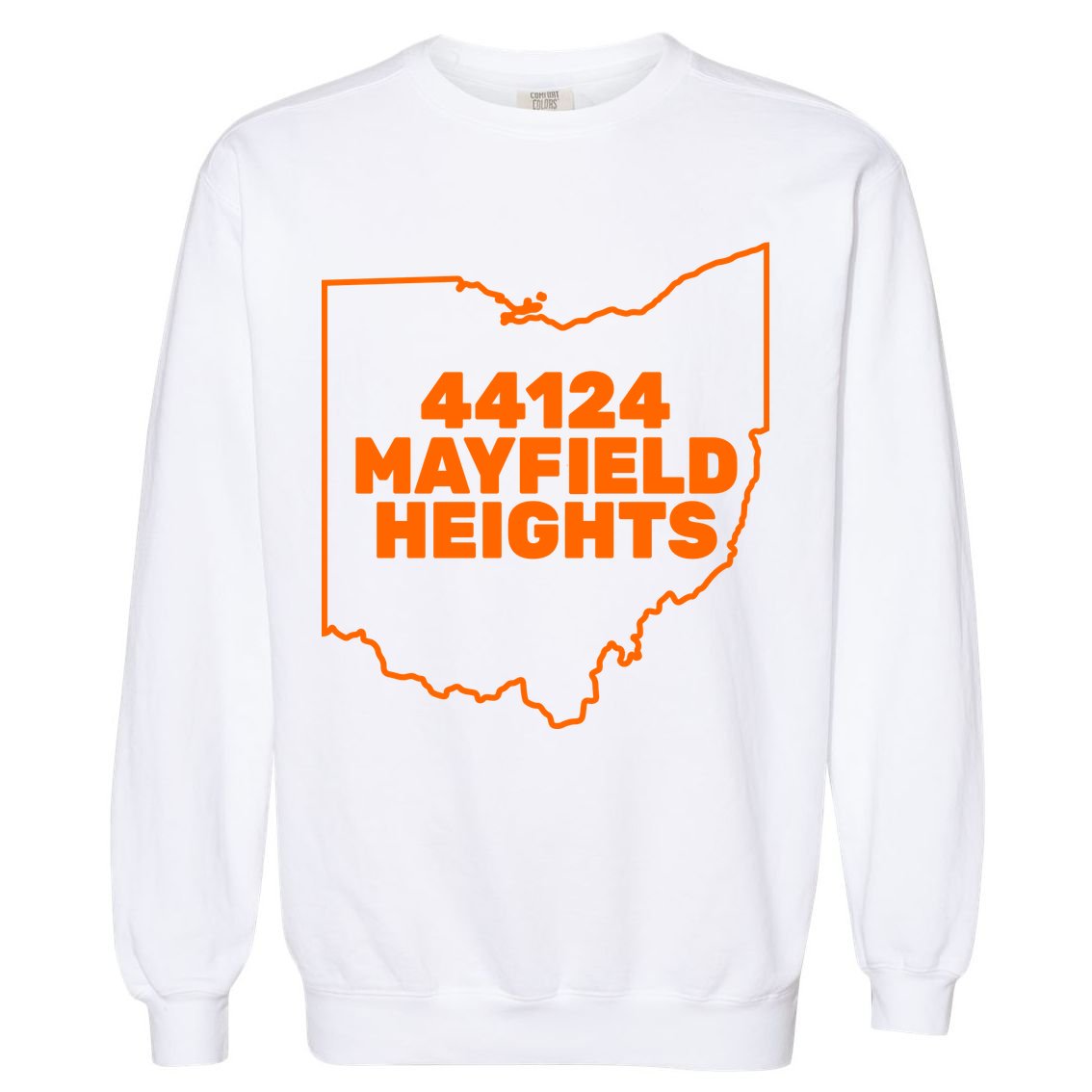 44124 Mayfield Heights Cleveland Ohio Garment-Dyed Sweatshirt