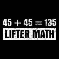45 45 135 Lifter Math Powerlifting Cooling Performance Crew T-Shirt