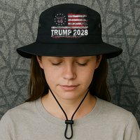 45 47 48 Donald Trump 2028 American Flag Election Vintage Bucket Hat
