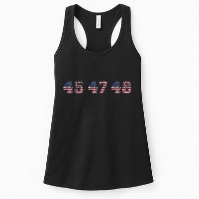 45 47 48 Trump 2024 2028 Flag Take American Back Vance 2028 Womens Tank Top
