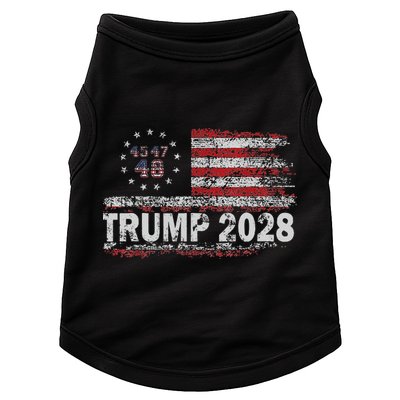 45 47 48 Donald Trump 2028 American Flag Election Vintage Doggie Tank