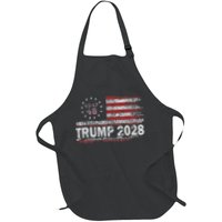 45 47 48 Donald Trump 2028 American Flag Election Vintage Apron