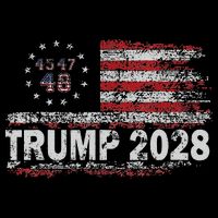 45 47 48 Donald Trump 2028 American Flag Election Vintage Apron