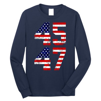 45 47 45th 47th President Trump 2024 ULTRA MAGA Long Sleeve Shirt