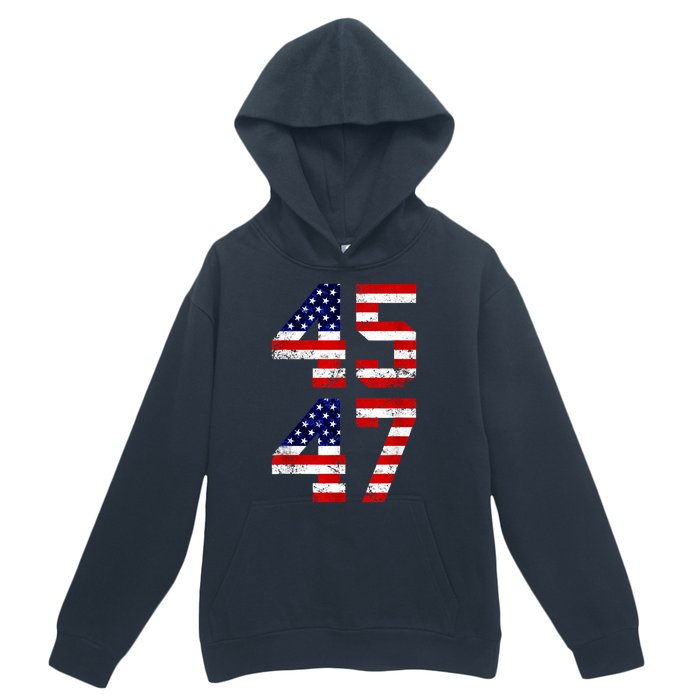 45 47 45th 47th President Trump 2024 ULTRA MAGA Urban Pullover Hoodie