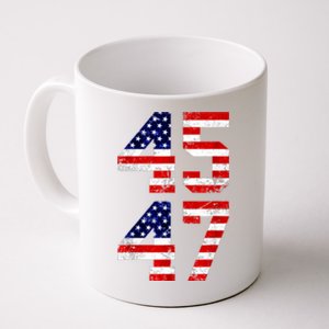 45 47 45th 47th President Trump 2024 ULTRA MAGA Coffee Mug