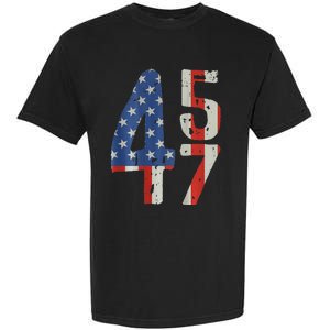 45 47 America Flag Retro Garment-Dyed Heavyweight T-Shirt