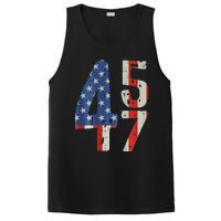 45 47 America Flag Retro PosiCharge Competitor Tank