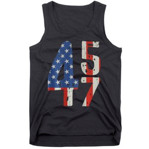 45 47 America Flag Retro Tank Top