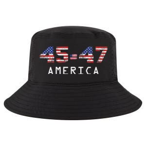 45 47 America Flag Cool Comfort Performance Bucket Hat