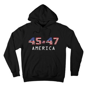 45 47 America Flag Hoodie