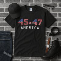45 47 America Flag Tall T-Shirt