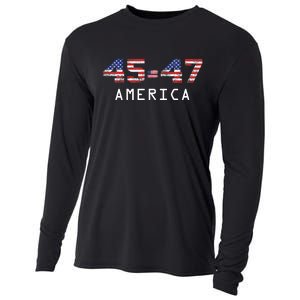 45 47 America Flag Cooling Performance Long Sleeve Crew