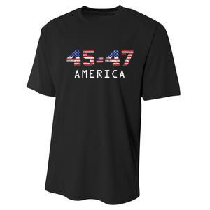 45 47 America Flag Performance Sprint T-Shirt