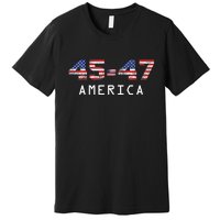 45 47 America Flag Premium T-Shirt