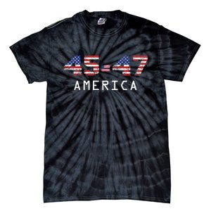 45 47 America Flag Tie-Dye T-Shirt