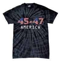 45 47 America Flag Tie-Dye T-Shirt