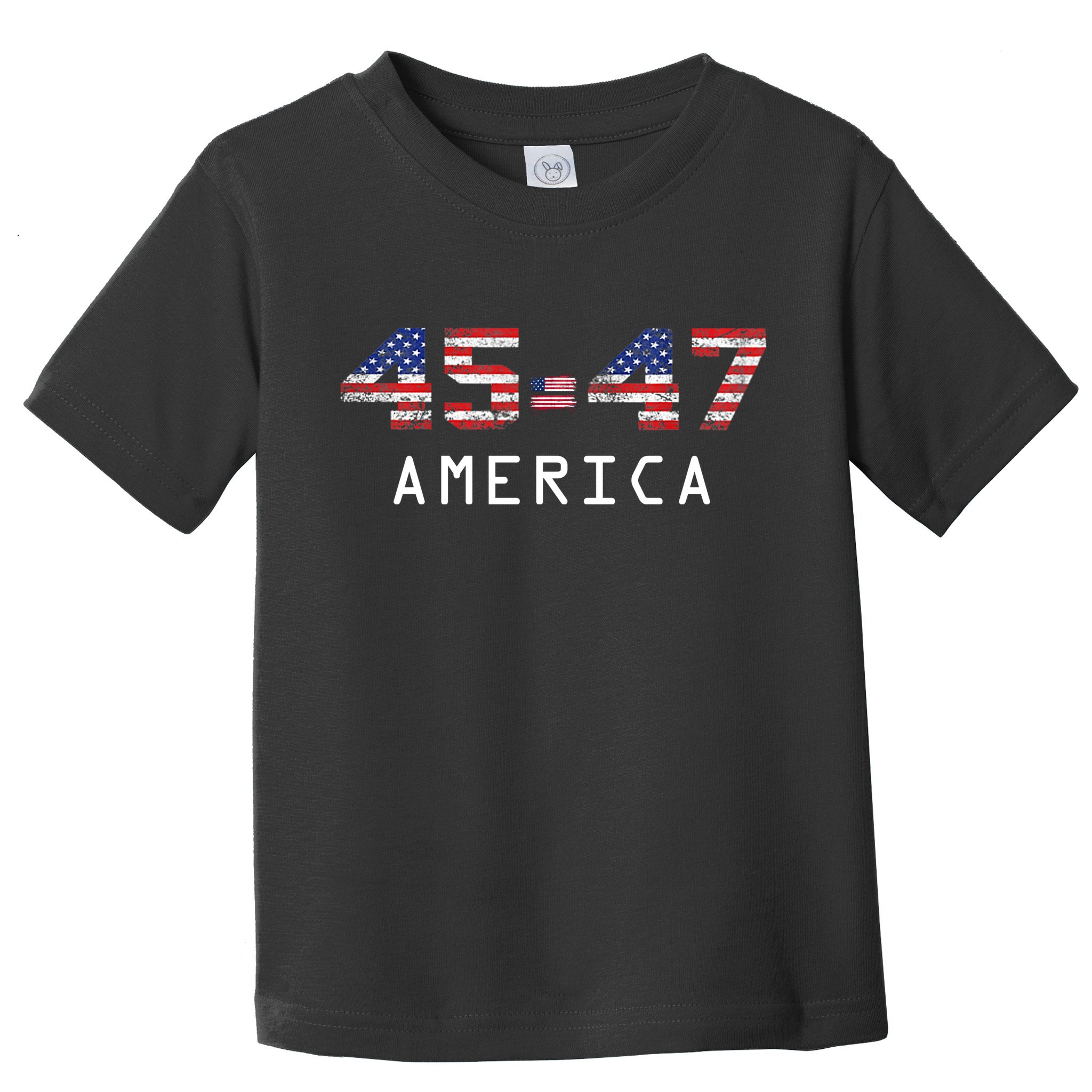 45 47 America Flag Toddler T-Shirt
