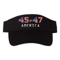 45 47 America Flag Valucap Bio-Washed Visor