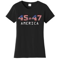 45 47 America Flag Women's T-Shirt