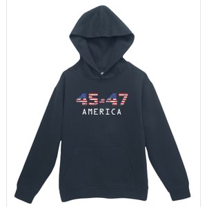 45 47 America Flag Urban Pullover Hoodie