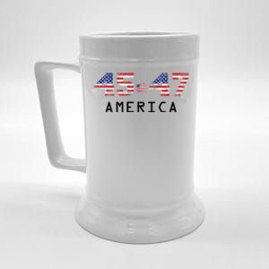 45 47 America Flag Beer Stein