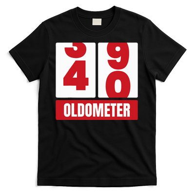 40th 40 Birthday Funny Gift Oldometer T-Shirt