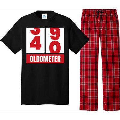 40th 40 Birthday Funny Gift Oldometer Pajama Set