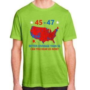 45 47 Can You Hear Us Now Nationwide Coverage Map Of 2024 Adult ChromaSoft Performance T-Shirt