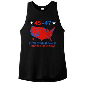 45 47 Can You Hear Us Now Nationwide Coverage Map Of 2024 Ladies PosiCharge Tri-Blend Wicking Tank