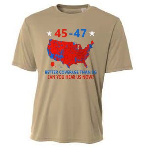 45 47 Can You Hear Us Now Nationwide Coverage Map Of 2024 Cooling Performance Crew T-Shirt