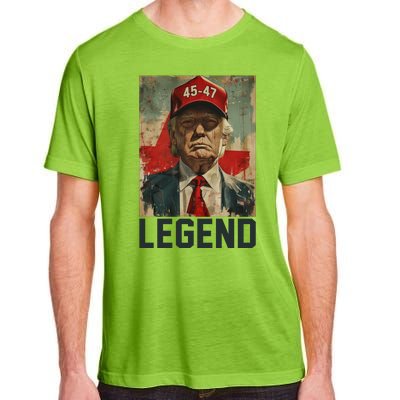 45 47 Donald Trump 2024 Legend Vintage Adult ChromaSoft Performance T-Shirt