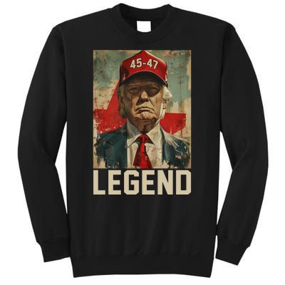 45 47 Donald Trump 2024 Legend Vintage Sweatshirt