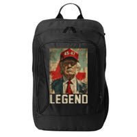 45 47 Donald Trump 2024 Legend Vintage City Backpack