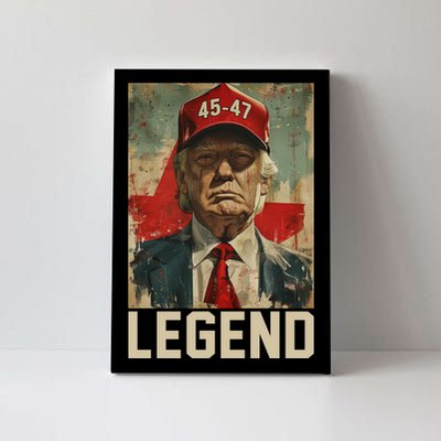 45 47 Donald Trump 2024 Legend Vintage Canvas