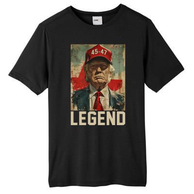 45 47 Donald Trump 2024 Legend Vintage Tall Fusion ChromaSoft Performance T-Shirt