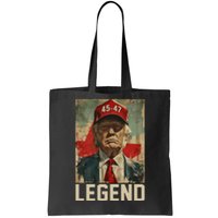 45 47 Donald Trump 2024 Legend Vintage Tote Bag