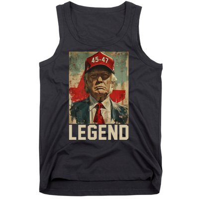 45 47 Donald Trump 2024 Legend Vintage Tank Top