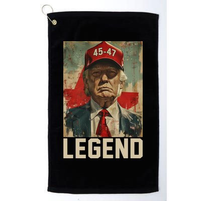 45 47 Donald Trump 2024 Legend Vintage Golf Towel