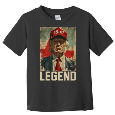 45 47 Donald Trump 2024 Legend Vintage Toddler T-Shirt