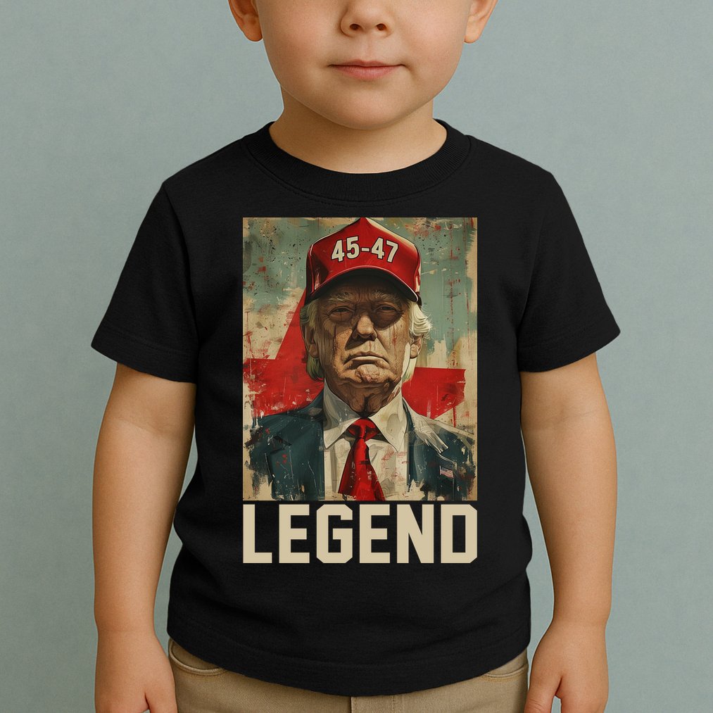 45 47 Donald Trump 2024 Legend Vintage Toddler T-Shirt