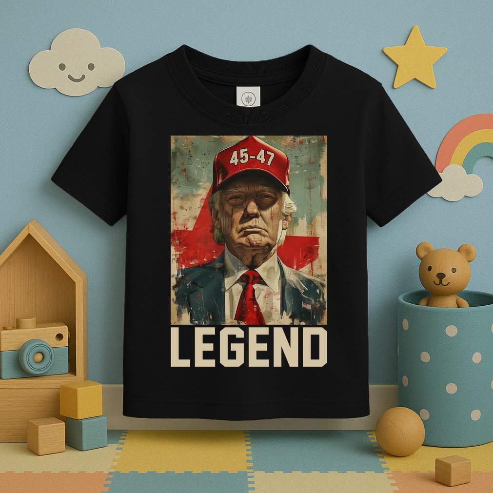 45 47 Donald Trump 2024 Legend Vintage Toddler T-Shirt