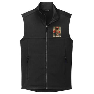 45 47 Donald Trump 2024 Legend Vintage Collective Smooth Fleece Vest