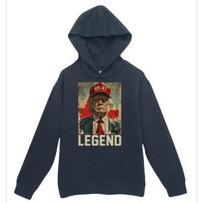 45 47 Donald Trump 2024 Legend Vintage Urban Pullover Hoodie